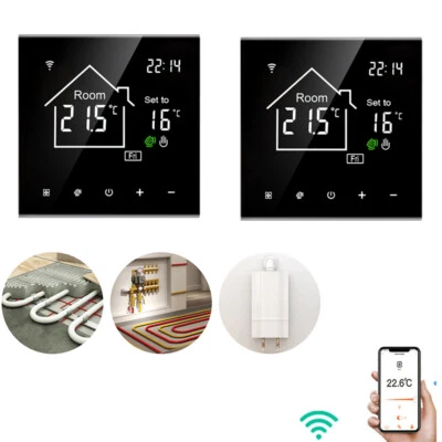 Smart WiFi Thermostate für 16A Elektrische/3A Wasser/Kessel Fußbodenheizung Tuya - Bild 1 von 4