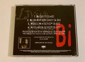 Promo CD Single - Living Colour - Bi (1993) 4 Songs - Ausländer Middleman (Live) - Picture 1 of 4