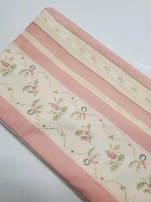Anna Griffin Fabric The Petite L' Enfante Rosebud Cotton Sew Quilt OOP HALF YARD - Image 1 of 2