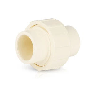 1 Pack EFIELD CTS CPVC Fittings 3/4"x3/4"Slip Union Socket with EPDM O-ring Seal - Picture 1 of 6