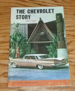 Original 1911 - 1959 The Chevrolet Story History Brochure Booklet 59 Chevy - Picture 1 of 1