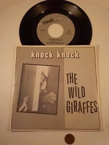 Original 1981-vintage (Neck Records) "The WILD GIRAFFES" 45 tours avec POCHETTE PHOTO