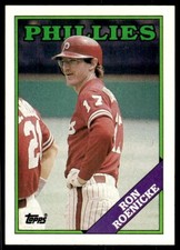 1988 Topps Baseball Card Ron Roenicke Philadelphia Phillies #783