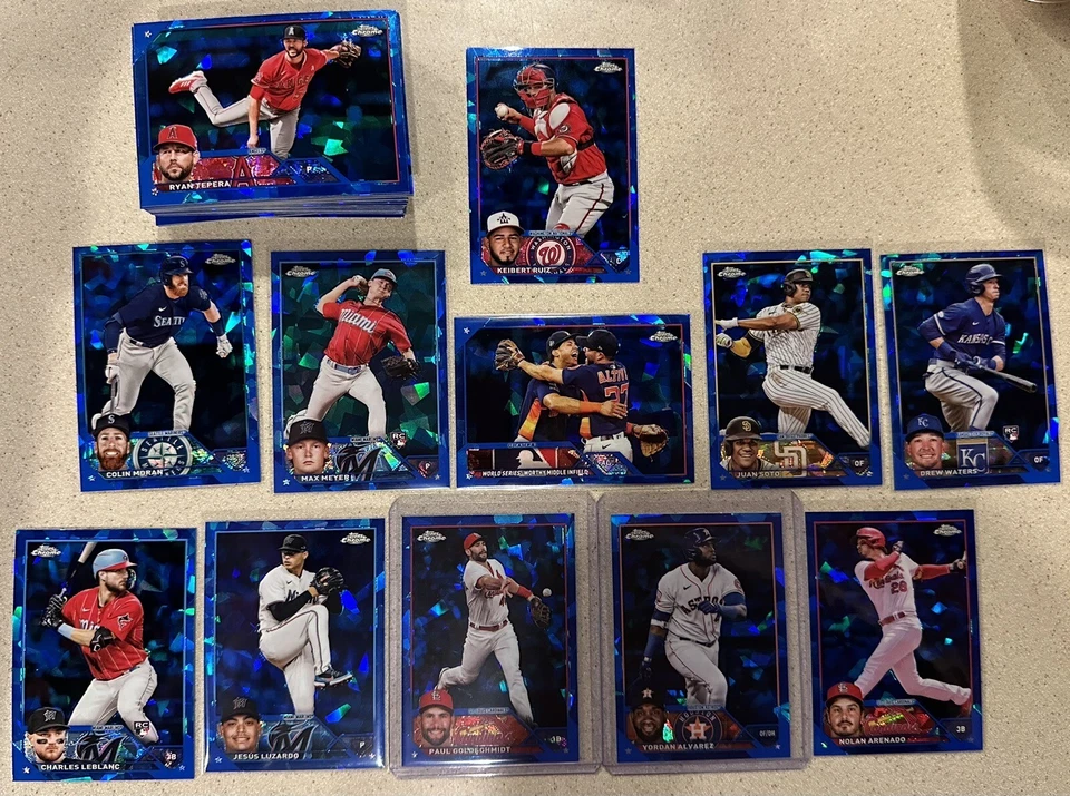 2023 Topps Chrome SAPPHIRE MLB Baseball Complete Your Set You Pick Player/Card - Image 1 of 1