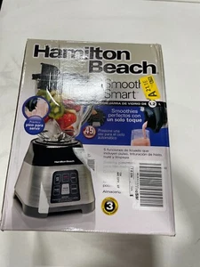 Hamilton Beach 56208 Smoothie Smart Blender 5 Functions Stainless Steel - Picture 1 of 2