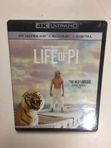 Life of Pi (4K Ultra HD Blu-ray/Blu-ray, Digital, 2016) NEW - Picture 1 of 2