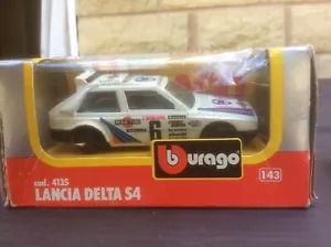 LANCIA DELTA S4 1987 MONTE CARLO RALLY ENTRY 1:43 BURAGO *BOXED* - Picture 1 of 1