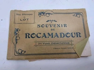 Souvenir of Rocamadour Post Card Lot Some Missing Carte Postale - Picture 1 of 16