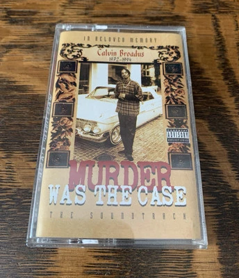 “MURDER WAS THE CASE” THE SOUNDTRACK SNOOP [CASSETTE TAPE] DEATH ROW 1994 RARE - Image 1 of 3