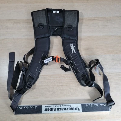 Portabebés Original Piggyback Rider de pie Paseo por la barra Piggy Back Foto 1 de 4