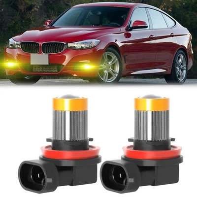 Bombillas antiniebla LED H11 amarillo frío para BMW 320i 328i 335i 525i 528i 535i xDrive Foto 1 de 4