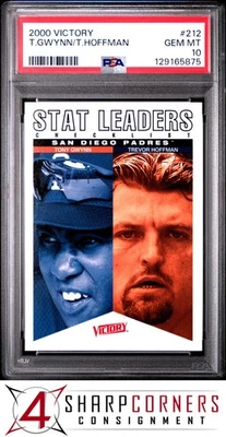 2000 UPPER DECK 胜利 #212 TONY GWYNN-TREVOR 霍夫曼名人堂 PSA 10 — 第 1/2 张图片