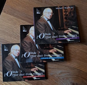 MICHEL CHAPUIS les 3 visages de l'orgue de la collégiale de dôle / 3 CDs - Picture 1 of 2