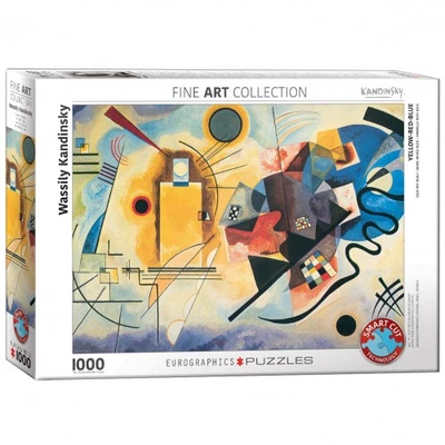 Puzzle - Giallo Rosso Blu Von Wassily Kandinsky - 1000 Parti - Immagine 1 di 4