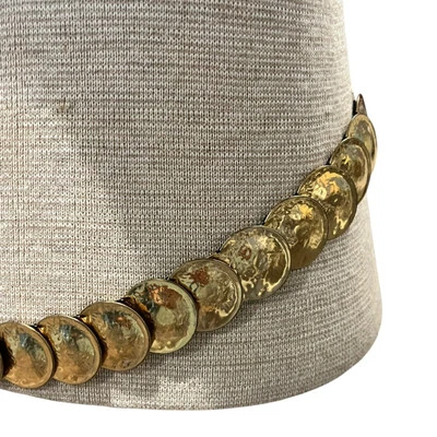 Campana boho gitana mediana/grande vintage de los años 80 cabujón elástico tono dorado para mujer Foto 1 de 2