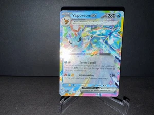 Vaporeon ex 023 2025 Pokemon Prismatic Evolutions Double Rare Card NM+ - Picture 1 of 2