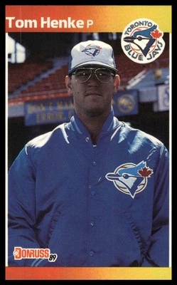 1989 Donruss #385 Tom Henke - Image 1 of 2
