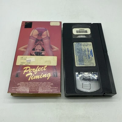Vintage Movie VHS USA Non Rental PERFECT TIMING 1984 Lightning Video Original - Image 1 of 4