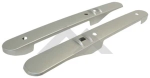 Set of Two New Interior Door Accents (Brushed Silver) - Crown# RT27036 - Picture 1 of 1