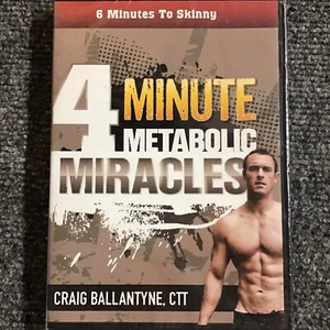 4 Minute Metabolic Miracles With Craig Ballantyne,CTT Home Workout DVD (NEW) - Picture 1 of 3