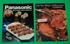 Lot 2 Panasonic + Magic Chef Microwave Oven Cooking Recipes Cookbooks