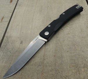 Manly PEAK D2 BLACK Messer Taschenmesser Backlock G10 TWO HAND FOLDER  - Bild 1 von 5