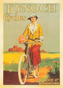 Postcard Advertising Kynoch LTD. Birmingham Cycles TV  4x6 Modern Print - Picture 1 of 2