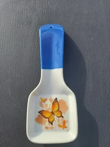 Otagiri Japan Vintage Butterfly Porcelain Spoon Rest - Picture 1 of 3