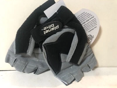 Planet Bike Gemini Gel Fingerless Cycling Glove: Black, XS - Image 1 of 4