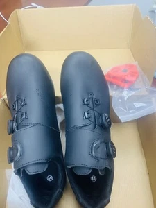 Bicycle Shoes Men's Cycling Sneaker Mountain Road Bike Footwear Black Color - Picture 1 of 5