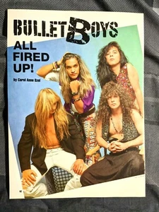BULLETBOYS / TRIXTER MARQ TORIEN BAND MAGAZINE FULL PAGE PINUP POSTER CLIPPING - Picture 1 of 2