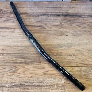 Nitto Black Anodized Aluminum Mountain Bike Handlebar Flat 580mm 25.4 Sweep - Picture 1 of 10