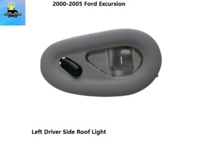 F85Z13A702AAH 00-05 Ford Excursion Left Rear Cargo Dome Roof Lamp Light - Image 1 of 4