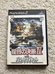 Admiral's Decision IV with Power Up Kit PS2 Game From Japan - Picture 1 of 2
