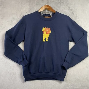 Winnie the Pooh Disney Halloween Sweatshirt Navy Blue Small Sweater Vacation - Picture 1 of 6