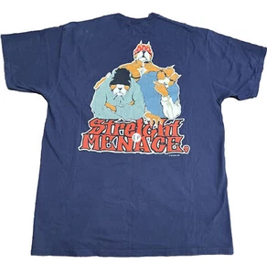 Vintage “Streight Up Menace” Top Dawg 1994 t-shirt Made In The USA Men’s SZ XL - Picture 1 of 12