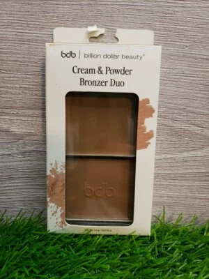 BDB Billion Dollar Beauty - CREAM & POWDER  BRONZER DUO - 4.5g/.15 oz - HTF - Image 1 of 2