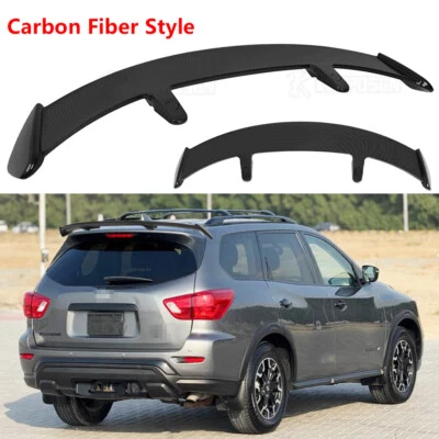 For Nissan Pathfinder 05-2012 Carbon Fiber 52" Rear Roof Trunk Spoiler Wing Lip - Image 1 of 4