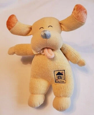 Carters Emu Namae Going Home желтый плюшевый щенок собака детская погремушка винтаж 2000 - Изображение 1 из 4