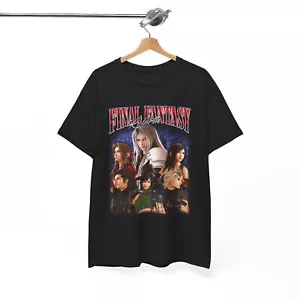 Final Fantasy Graphic T Shirt VIntage Video Games Unisex Heavy Cotton Tee - Picture 1 of 8