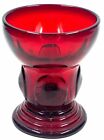 Vintage Ruby Red Moondrops Egg Cup Shot Glass New Martinsville Viking Glass