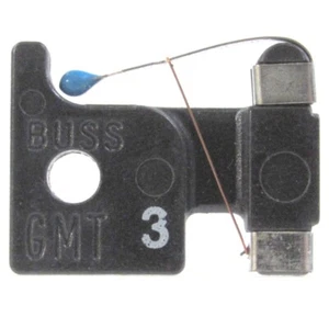 LOTE de 100 fusibles indicadores Cooper Bussmann BK/GMT-3 3 AMP 125VAC HLT HLS PCT - Imagen 1 de 2
