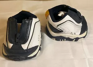 Build A Bear (BaB) Bekleidungszubehör - blau & weiß Reißverschluss Skizzierer Turnschuhe Schuh - Bild 1 von 1
