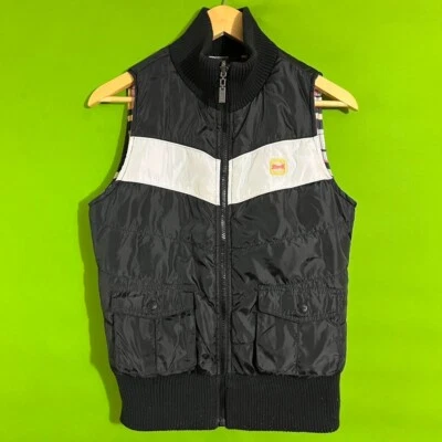 Chaleco mediano reversible a cuadros con cremallera Le Tigre Foto 1 de 4