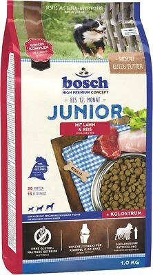 Bosch HPC Junior mit Lamm & Reis | Hunde-Trockenfutter zur Aufzucht - 3 kg - Bild 1 von 4