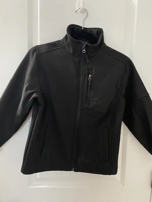 SNOZU performance fleece lined jacket for boys black Size 8 - Image 1 of 4