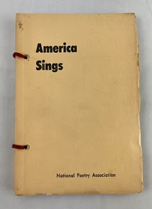 America Sings 1958 Anthology of College Poetry, National Poetry Association - Imagen 1 de 9