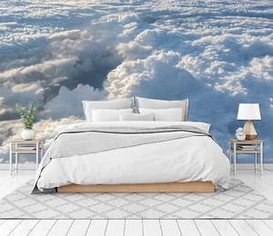 3D Soft Clouds S492 Wallpaper Mural Self-adhesive Removable Sticker Kids Pa - Picture 1 of 11