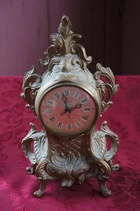 ORNATE "MARIANNE" ELECTRIC CLOCK: AS IS - Picture 1 of 4