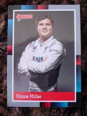 2021 Panini Donruss Racing - Vinnie Miller #190 - NASCAR Silver Retro 1988 - Image 1 of 2